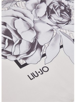 Foulard grande Liu Jo donna bianco e nero in DONNA
