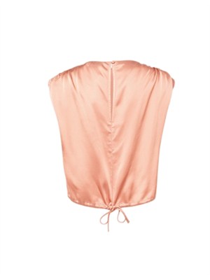 Blusa Blugirl in raso di viscosa rosa in DONNA