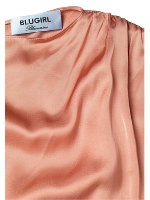 Blusa Blugirl in raso di viscosa rosa in DONNA