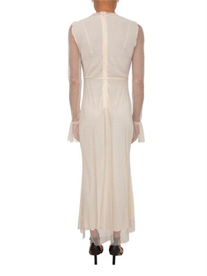 Abito avorio Alona Twenty Fourhaitch strass crystal all over in DONNA