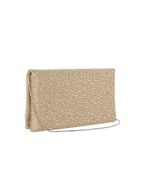 Pochette Siria Twenty Fourhaitch oro con cristalli all over in DONNA