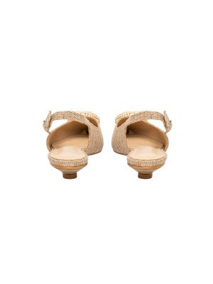 Ballerina Malvarosa Twenty Fourhaitch in rafia oro in DONNA