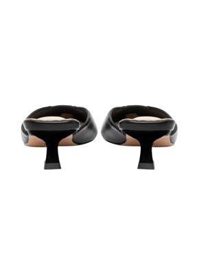 Sabot neri Malagueta Twenty Fourhaitch in ecopelle in DONNA