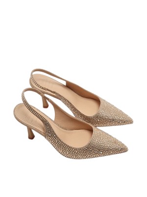Slingback Eindhoven Twenty Fourhaitch strass oro in DONNA