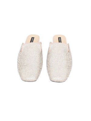 Sabot Aukena Twenty Fourhaitch cipria e argento in DONNA