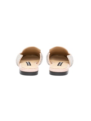Sabot Aukena Twenty Fourhaitch cipria e argento in DONNA