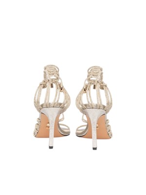 Sandalo Molì Twenty Fourhaitch strass oro in DONNA