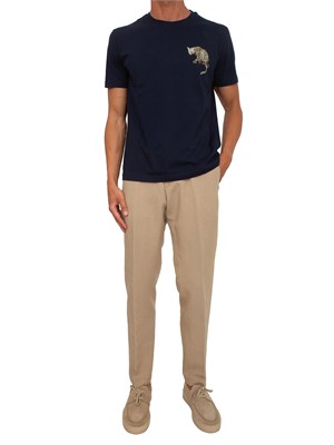 Pantalone Picasso Siviglia uomo misto viscosa e lino beige in UOMO
