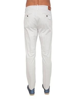Pantaloni Siviglia uomo in cotone grigio ghiaccio in UOMO