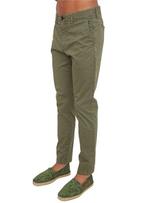 Pantaloni Siviglia uomo in cotone verde in UOMO
