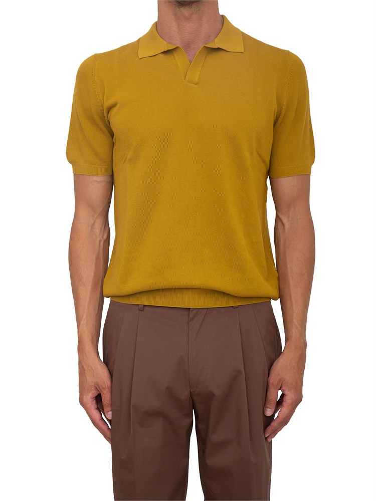 Polo verde Aiace Galassi in cotone