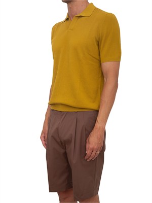Polo verde Aiace Galassi in cotone in UOMO