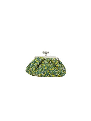 Borsa Pasticcino Accenni in tessuto bouclÉ multicolor verde in DONNA