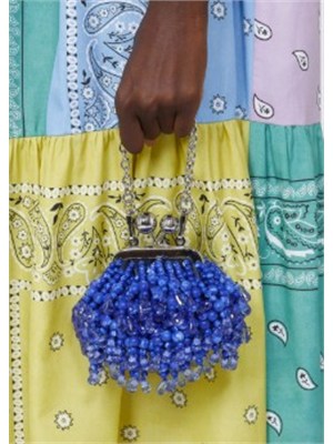 Pasticcino Bag Nano Max Mara Weekend blu in DONNA