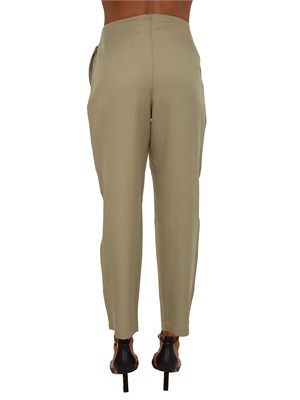 Pantaloni Bernadet Kocca in tessuto verde in DONNA