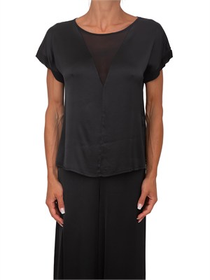 Blusa Clinton Kocca in viscosa nera in DONNA