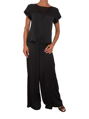 Blusa Clinton Kocca in viscosa nera in DONNA