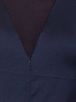 Blusa Clinton Kocca in viscosa blu in DONNA