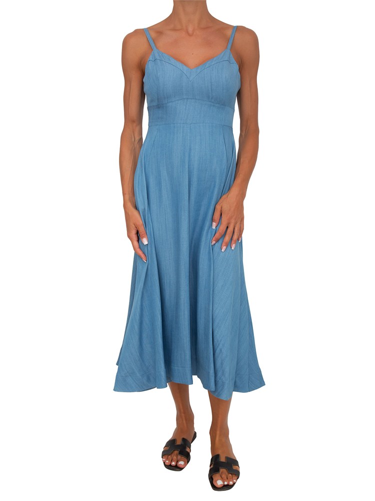 Abito Arfilla Kocca in lyocell blu denim