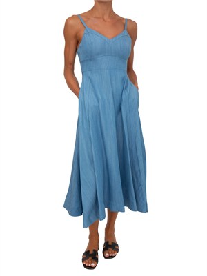 Abito Arfilla Kocca in lyocell blu denim in DONNA