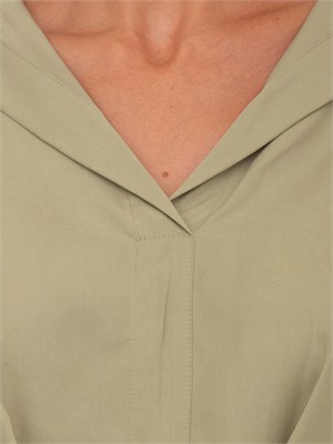 Blusa Basilide Kocca in tessuto verde in DONNA