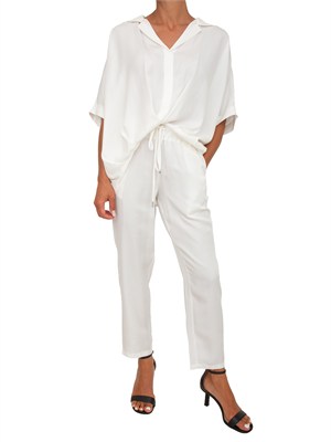 Blusa Basilide Kocca in tessuto bianco in DONNA