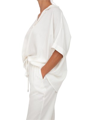Blusa Basilide Kocca in tessuto bianco in DONNA
