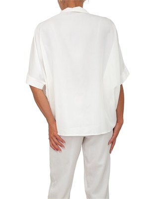 Blusa Basilide Kocca in tessuto bianco in DONNA