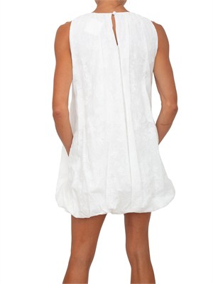 Abito corto Niobe Kocca in cotone bianco in DONNA