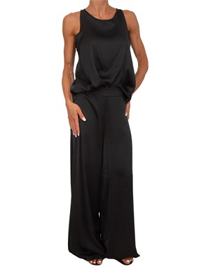 Pantaloni Calador Kocca in viscosa nera in DONNA