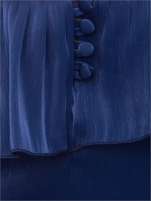 Top Inocentia Kocca in tessuto leggero blu in DONNA