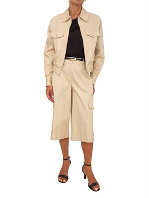 Giubbino Narcin Kocca in cotone beige in DONNA