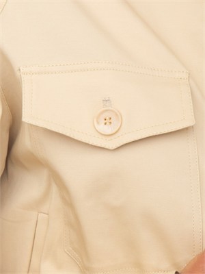Giubbino Narcin Kocca in cotone beige in DONNA