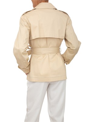 Giacca Frank Kocca in cotone beige in DONNA