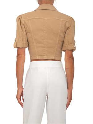 Giubbino Bakari Kocca in denim beige in DONNA