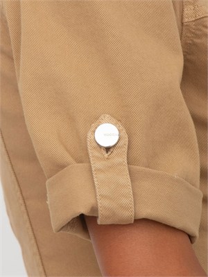 Giubbino Bakari Kocca in denim beige in DONNA