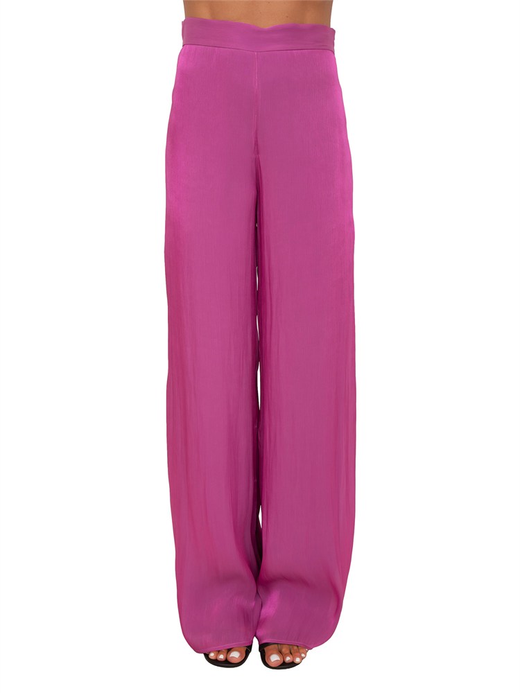 Pantaloni Jos Kocca in tessuto leggero viola