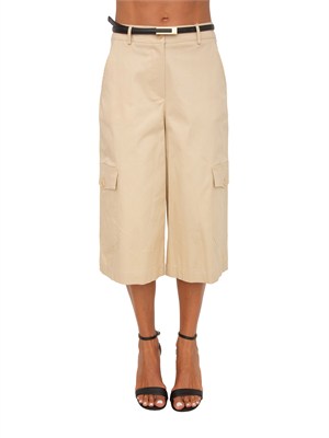 Pantaloni Nicco Kocca in cotone beige in DONNA