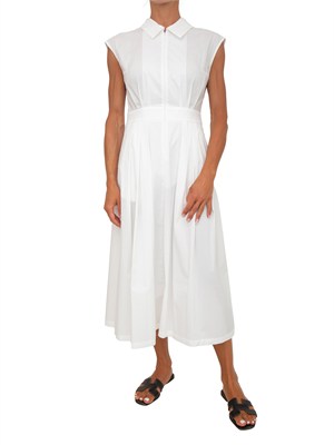 Abito midi Reimund Kocca misto cotone bianco in DONNA