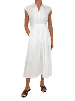 Abito midi Reimund Kocca misto cotone bianco in DONNA
