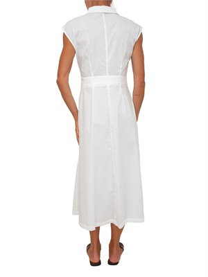 Abito midi Reimund Kocca misto cotone bianco in DONNA