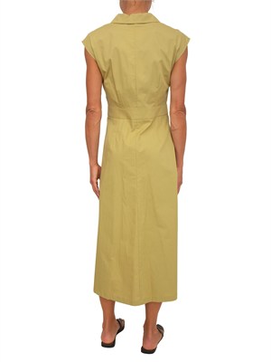 Abito midi Reimund Kocca misto cotone verde in DONNA