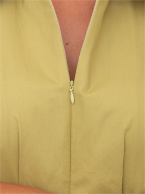 Abito midi Reimund Kocca misto cotone verde in DONNA