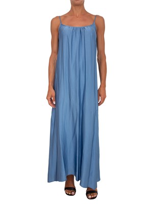 Abito lungo azzurro Kelan Kocca in viscosa in DONNA