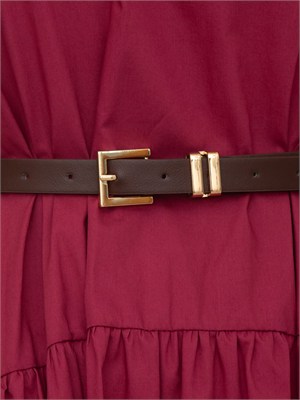 Abito Marinna Kocca in cotone bordeaux in DONNA
