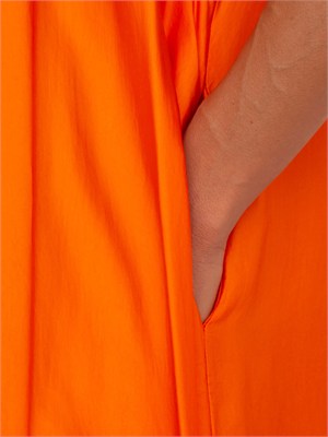 Abito lungo arancione Kelan Kocca in viscosa in DONNA
