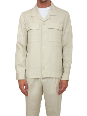 Camicia overshirt beige Antony Morato lino e cotone in UOMO