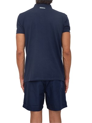 Polo blu  Bikkembergs Swimwear uomo in cotone in UOMO