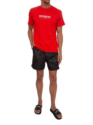 Costume boxer Bikkembergs nero logo in UOMO