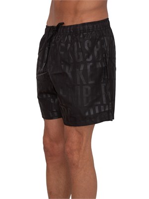 Costume boxer Bikkembergs nero logo in UOMO